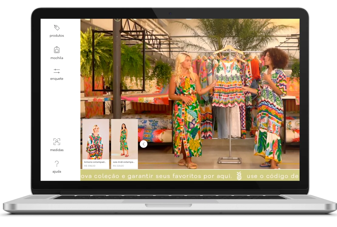 Reprodução site | Lojix - Primeira loja 100% interativa e digital da Farm