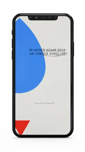 Tela mobile - Cliente Cantareira Seca